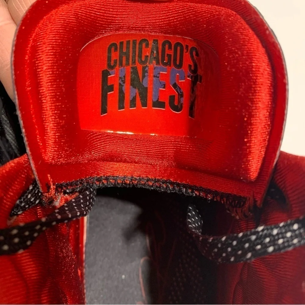 Adidas Derrick Rose Black and Red High-Top Sneakers - Picture 8 of 10
